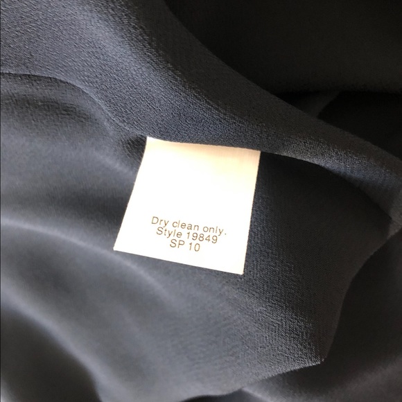 Jcrew Silk Dark Navy Dress - Picture 7 of 8